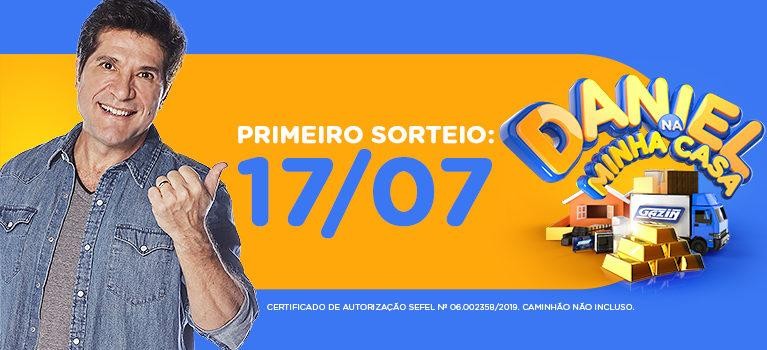 Gazin e Daniel na Minha Casa: 1º Sorteio