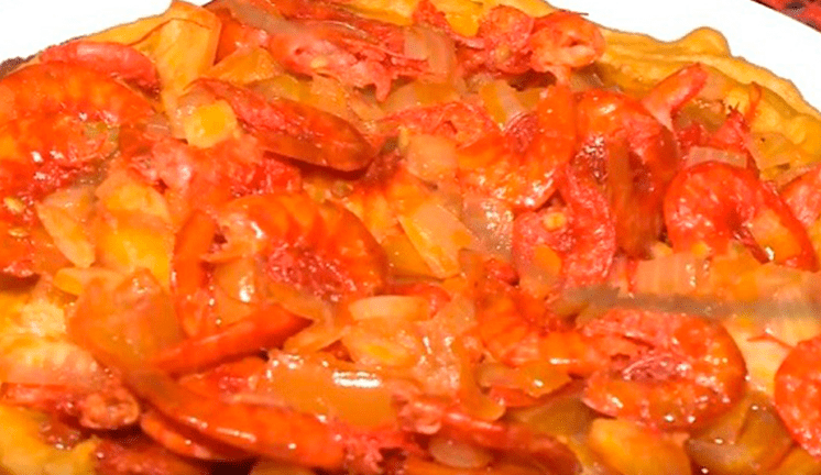 pizza de acarajé