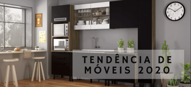 TENDÊNCIA DE MÓVEIS 2020 – Cozinhas monocromáticas!