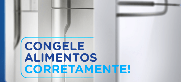 Congele alimentos corretamente