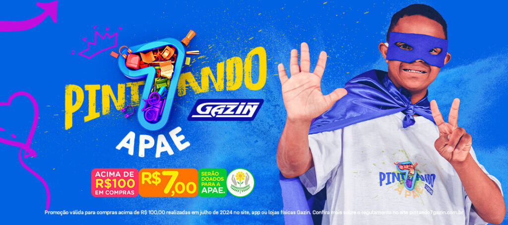 Pintando o 7 Gazin: Uma campanha com propósito